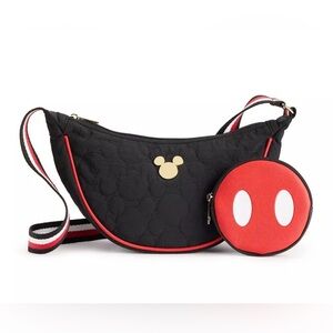 Disney Black and Red Mickey Crossbody Bag